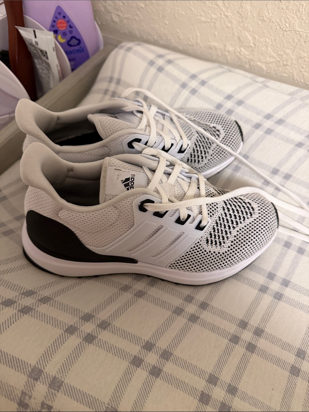 adidas White and Black sneakers